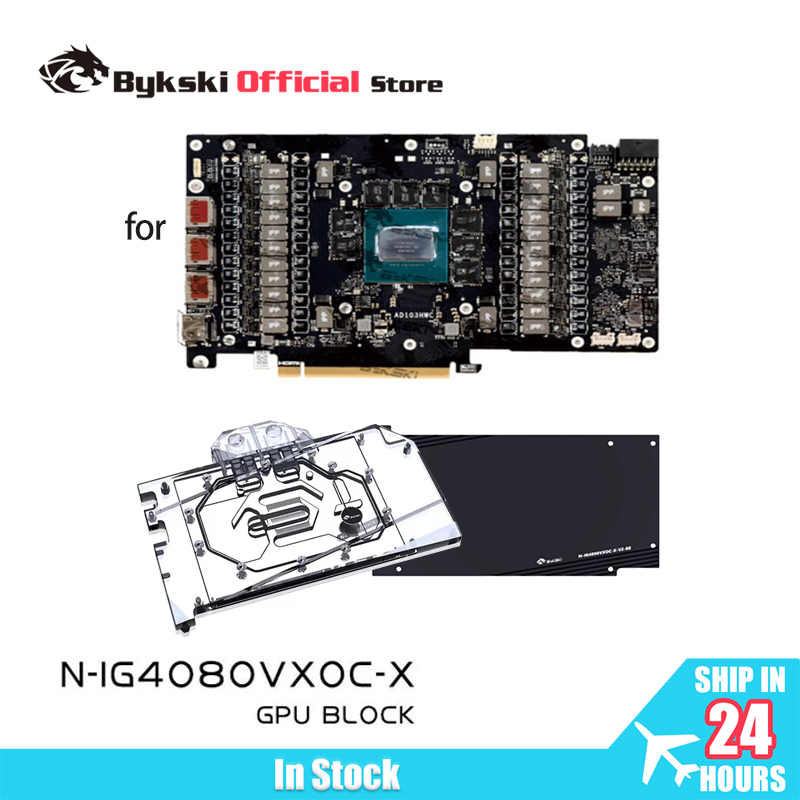 Rtx 4080 Water Cooling Block - كتلة وحدة معالجة الرسومات Bykski N-IG4080VXOC-X