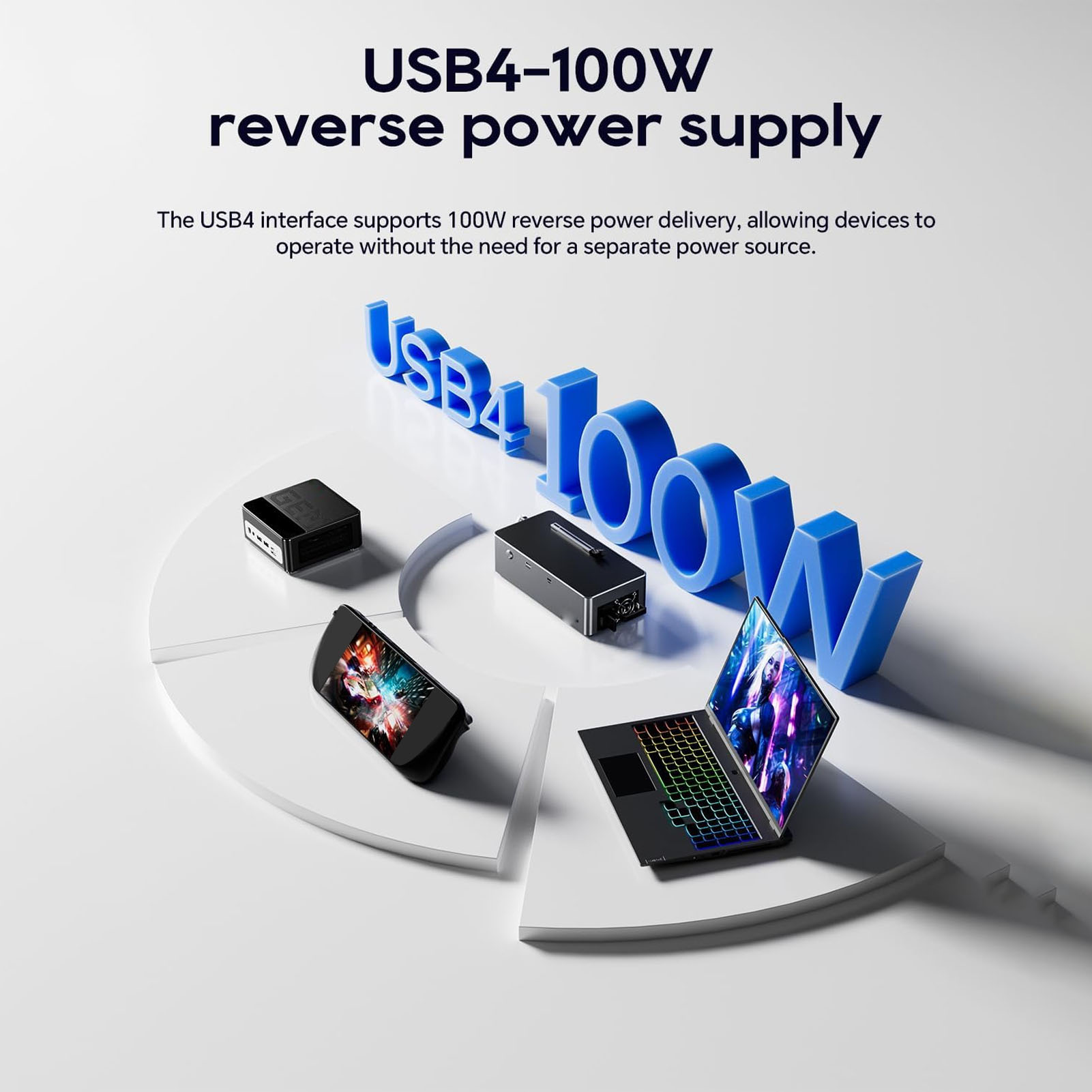 Oculink Gpu Dock Station - محطة إرساء EGPU مع وحدة تغذية
