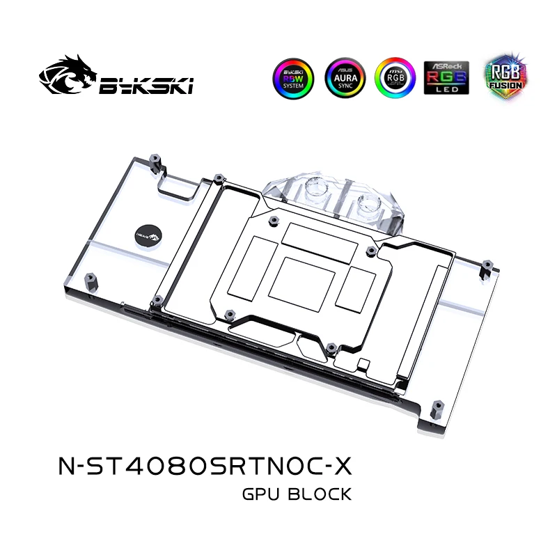 Bykski N-ST4080SRTNOC-X وحدة م - مراجعة Rtx 4080 Water Cooling Block وسعره