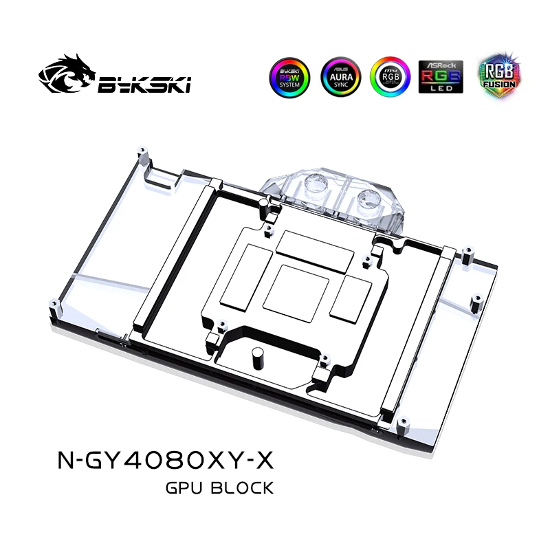 بلوك تبريد بمعالج مائي Bykski  - مراجعة Rtx 4080 Water Cooling Block وسعره