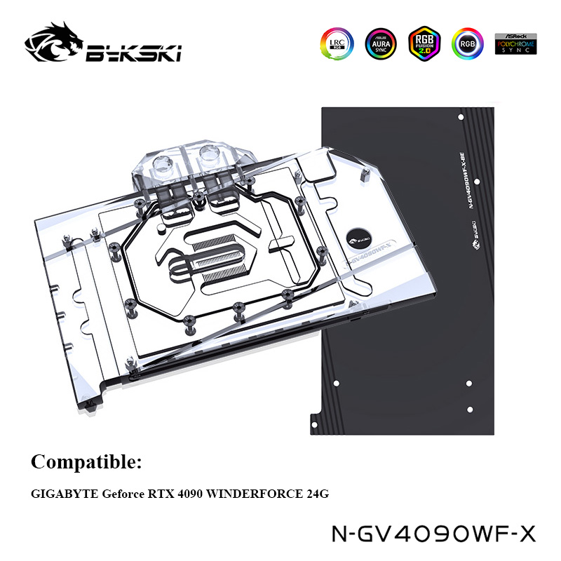 بلوك تبريد مائي من Bykski لبطا - مراجعة Rtx 4090 Water Block Full Cover وسعره