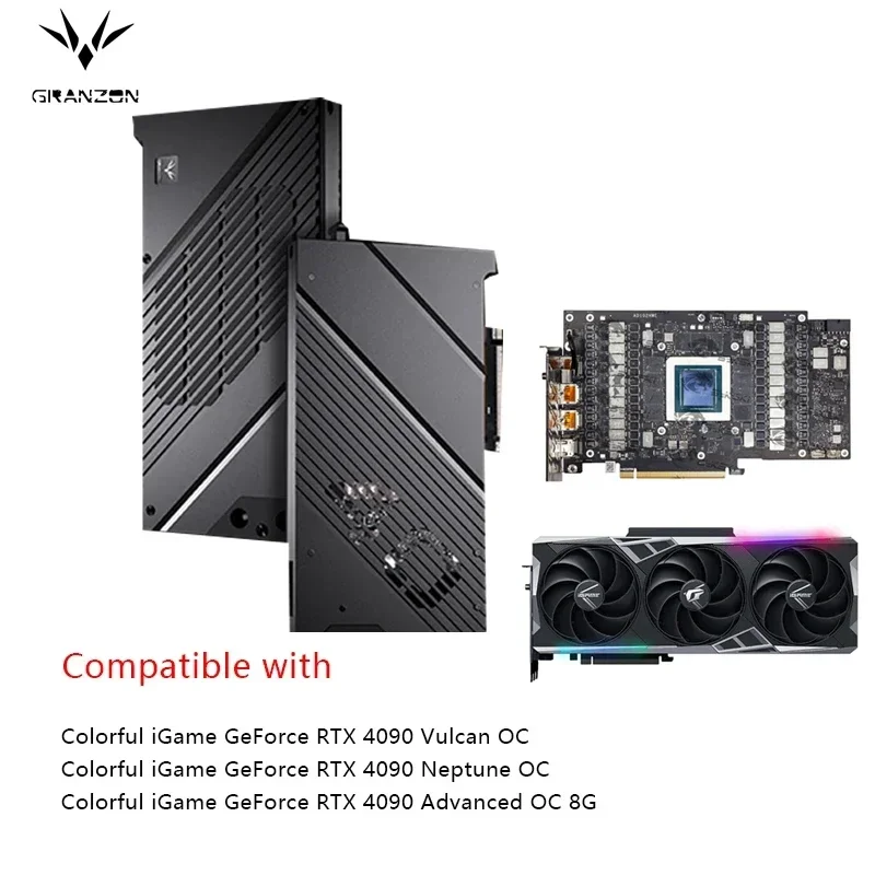 حاجب حراري Granzon لبطاقة الرس - مراجعة Rtx 4090 Water Block Full Cover وسعره