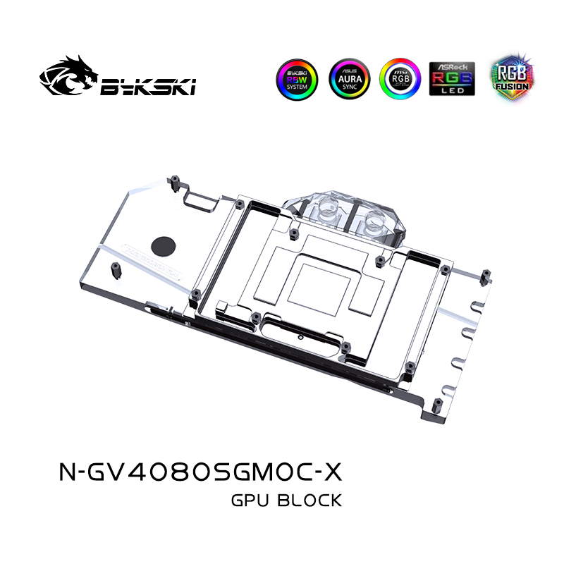 بلوك تبريد Bykski لبطاقة الرسو - مراجعة Rtx 4080 Water Cooling Block وسعره