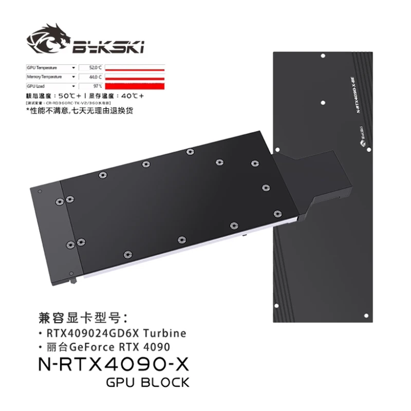 بلوك تبريد مائي لوحدة معالجة ا - مراجعة Rtx 4090 Water Block Full Cover وسعره